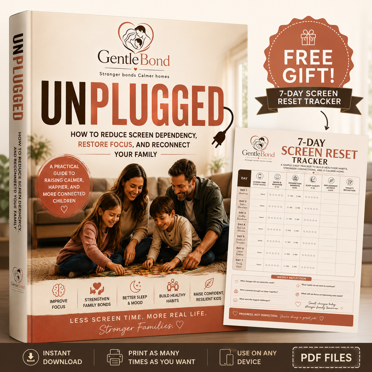 Unplugged: The Parent’s Guide to Reducing Screen Time & Raising Calm - My Gentle Bond